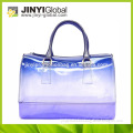 2015 Transparent women handbags tote jelly ladies bag clear PVC gradient color bags